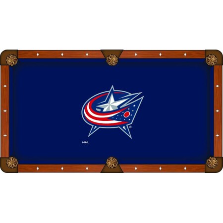 7 Ft. Columbus Blue Jackets Pool Table Cloth